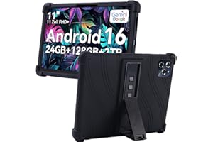 GEJEFA Case for KINGRID W90/T90 11 inch Android 16 Tablet/TABWEE T90/TABWEE W90, [Adjustable Kickstand] Shock-Absorption Scra