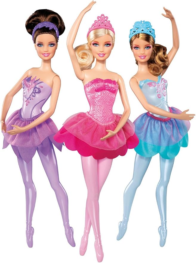 Barbie Ballerina Con Tutù Viola E Coroncina, Collezione Per Sognare In Grande (DHM43)