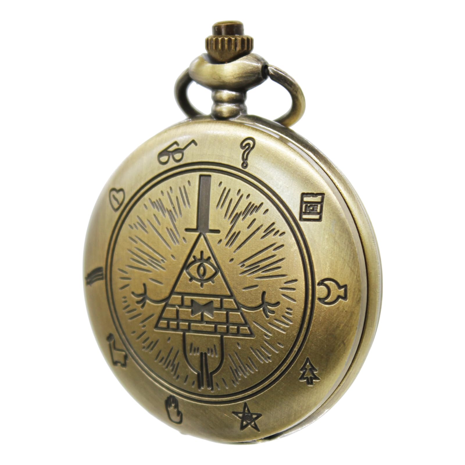 SIMAOTE Vintage Quartz Pocket Watch, Gravity Falls