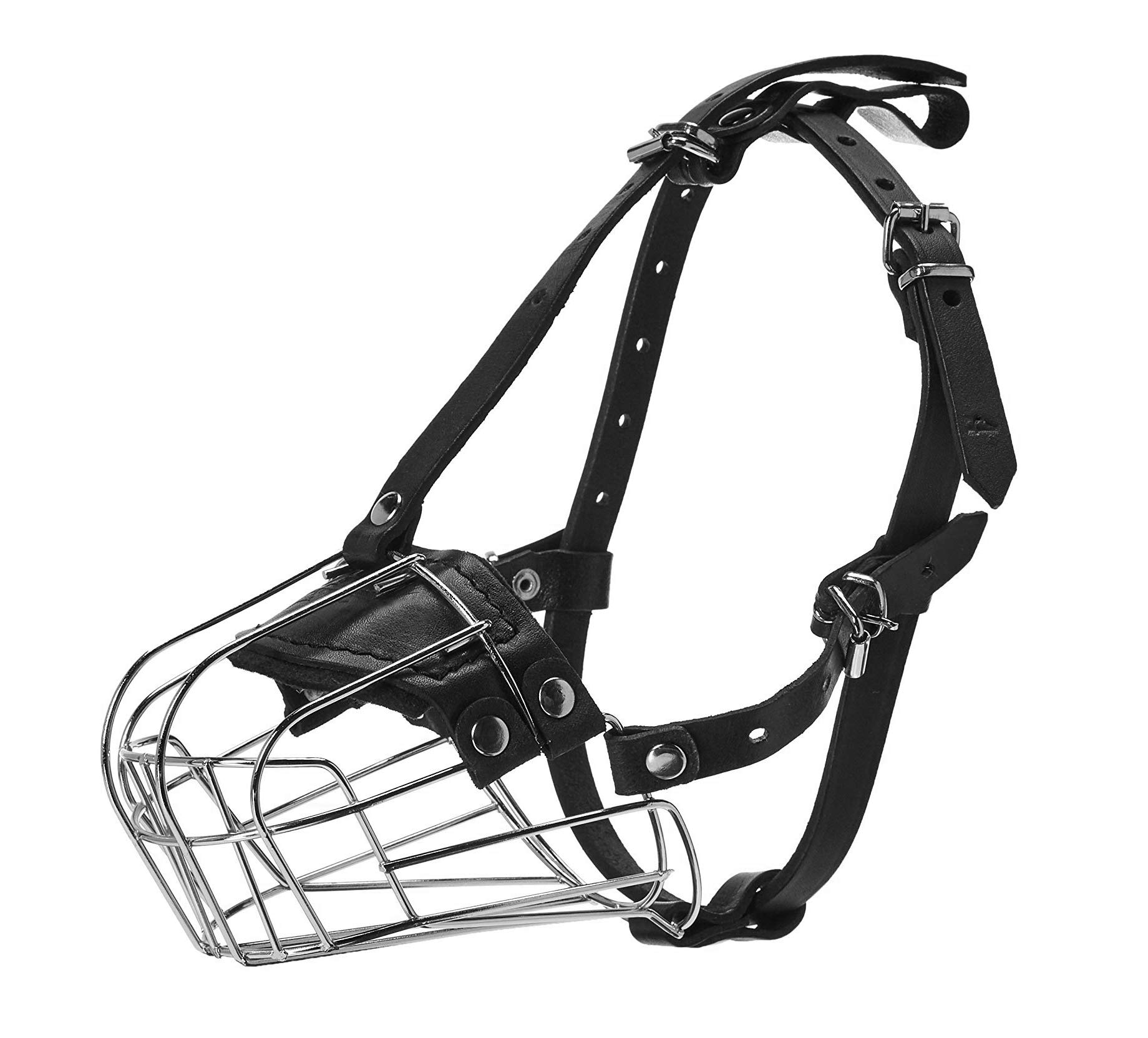 Viper Delta Metal Wire Basket Dog Muzzle, 3"(7.5cm) x 10.5"(27cm)