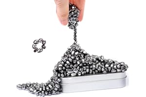 CUDNY Over 500 Black Weak Magnetic Ferrite Putty Stones Desk Fidget Toys for Adults.