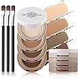 HOSAILY 4 in 1 Color Matte Eyeshadow Palette High Pigmented Natural Nude Eyeshadow Makeup Palette Long Lasting Eyeshadow Palette with Eyeshadow Brush