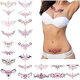24 Sexy Waterproof Temporary Tattoos - Succubus