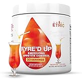 Sweat Ethic FYRE’D UP Energizing Appetite Suppressant, 200 MG Natural Caffeine, Supports Active Lifestyle & Craving Control, Easy-Mix Powder for Pre Workout Energy, Tropical Sunshine Flavor, 30 Srvgs