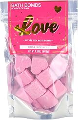 Gift Republic Rose Scented Love Heart Pink Mini Bath Bombs Gift For Her Birthday view 1