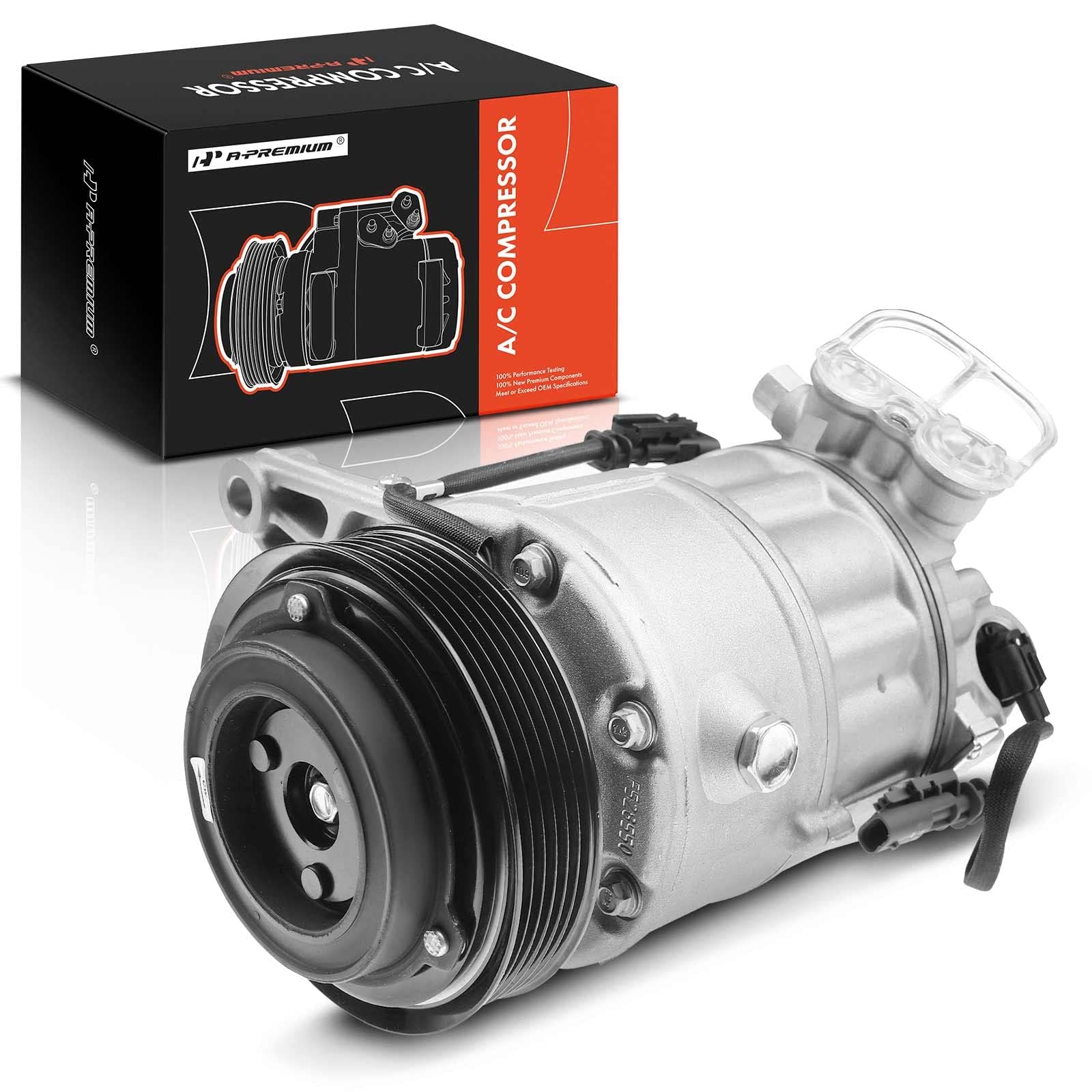 Photo 1 of A-Premium Air Conditioner AC Compressor with Clutch Compatible with Chevrolet Chevy Impala 2016-2018, Equinox 2016-2017 & GMC Terrain & Buick LaCrosse & Cadillac XTS