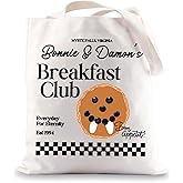 JNIAP Horror TV Show Tote Bag Damon Salvatore Gift Blueberry Pancake Gifts Horror TV Show Merch