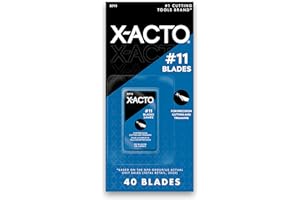 X-ACTO 11 Classic Fine Point Replacement Blades, Pack of 40 (X711)