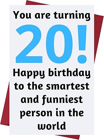 Amazon Com Funny Offensive Rude Sarcasm 20th Birthday Cards For Men Women Friends Coworkers Familly Etc Offensive Birthday Cards 20 Years Old Offensive Rude Sarcasm Birthday Cards 20th Anniversary Office Products