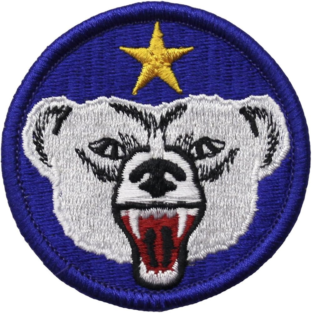 Army Alaska Patch 6 Alaska Defense Command Patch Full Color Clothing