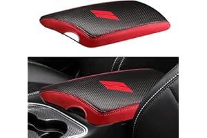 INTGET Car Center Console Cover for 2023 2022 Dodge Challenger Accessories 2021 2020 2019 2018 2017 2016 2015 Armrest Cover I