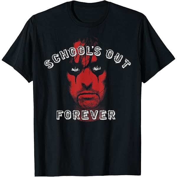 Amazon.com: Alice Cooper - Vintage School's Out Forever T