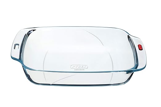 Pyrex Reflections - Bandeja rectangular mediana de cristal, 33 x ...