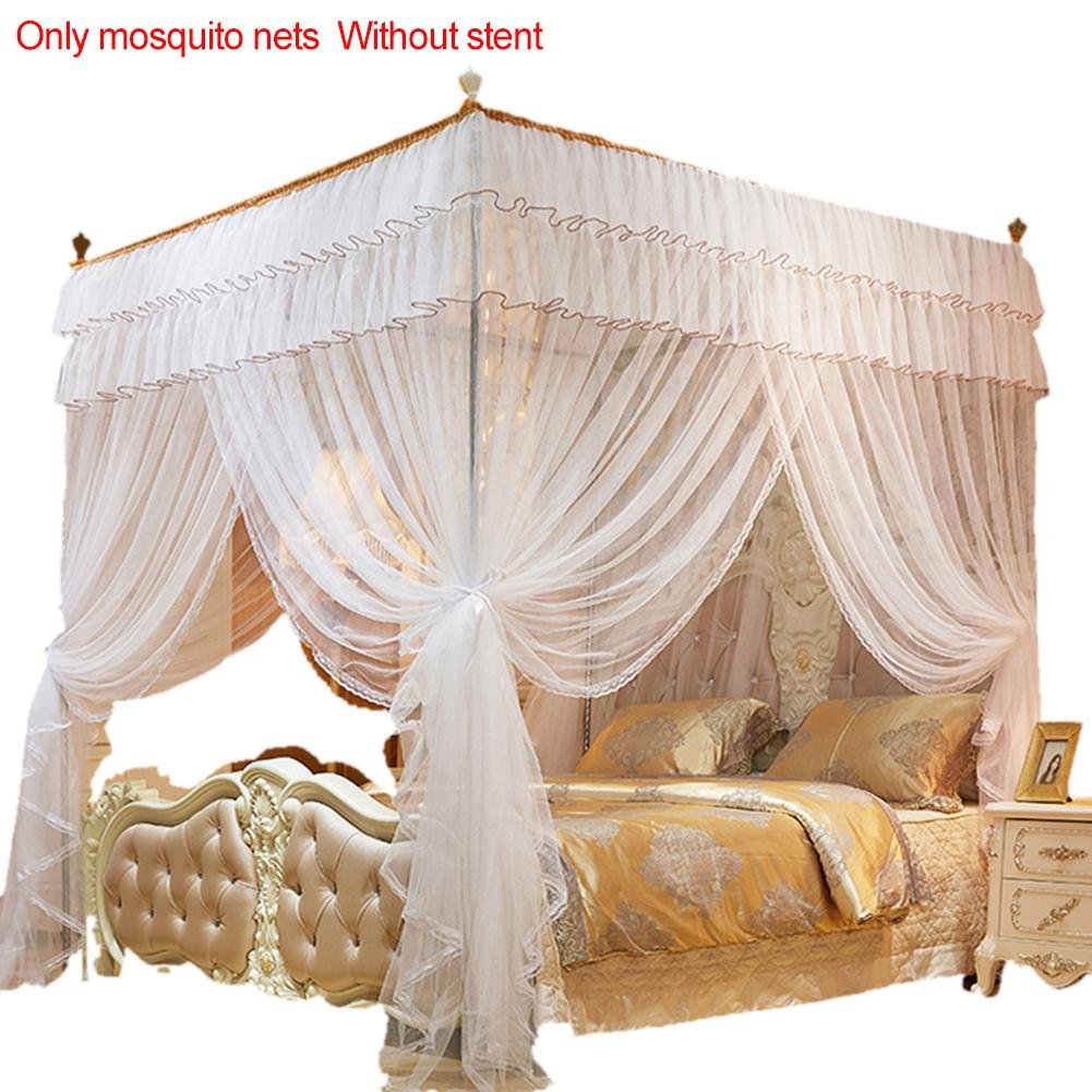 Accesorios para camas sin Soporte Dosel Princesa Reina Ropa de Cama de