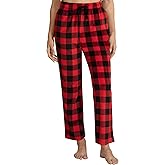 EK4YDNDS Women Ultra Soft Fleece Pajama Pants Plaid Pj Bottoms with Pockets Warm Sleepwear Lounge Cozy