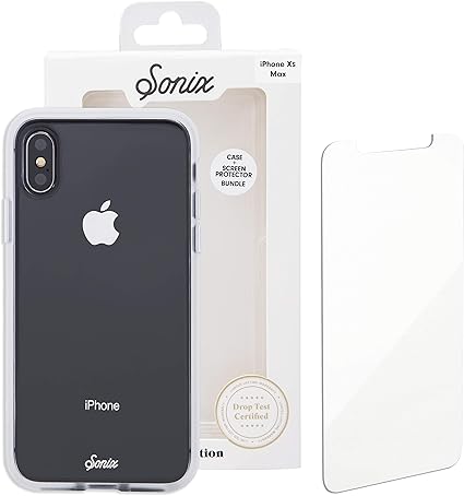 Amazon Com Sonix Clear Case For Iphone Xs Max And Tempered Glass