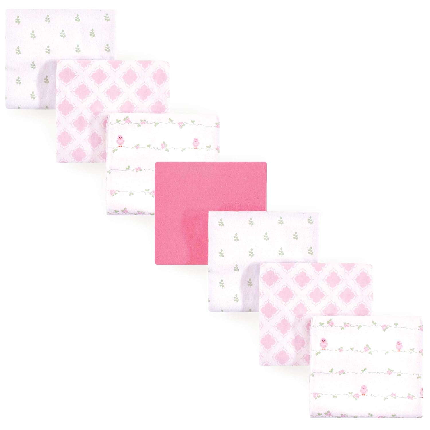 Luvable Friends Unisex Baby Cotton Flannel Receiving Blankets Bundle, Basic Elephant, One Size: Baby
