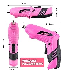 DOWELL Power Electric Cordless Screwdriver Set
