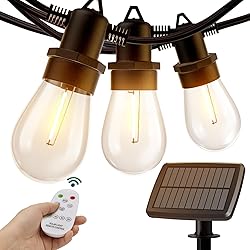KYY 33(27+6) FT Solar String Lights Outdoor with
