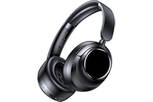 ZINGBIRD Hybrid Active Noise Cancelling Headphones, 120Hrs Playtime Bluetooth Headphones Hi-Res Audio HD Clear Call with 5 ENC Mics, HiFi Stereo Wireless Headphone Over Ear Foldable for Travel Office Game
