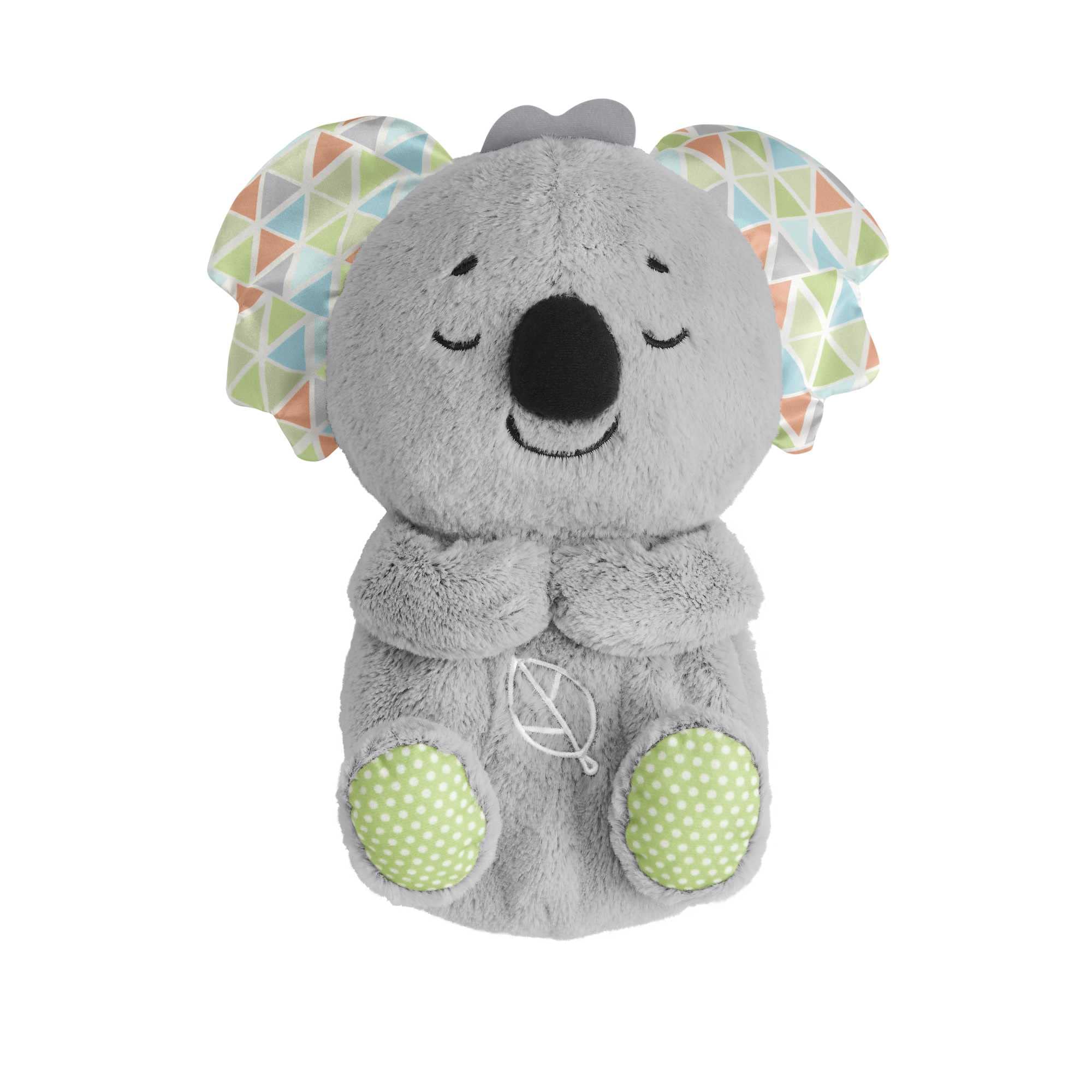 Fisher-Price Soothe ‘n Snuggle Koala, Plush Sound Machine Baby Toy with Realistic Breathing Motion, HBP87