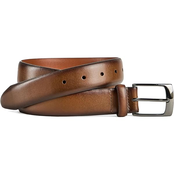 Allen Edmonds Mens Belt Chili Leather 30 at Amazon Men's Clothing store