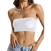 EasyGala Womens Padded Double Lined Tank Top Bandeau Strapless Tube Tops Crop Backless Shirts Sexy Going Out Tops 2026