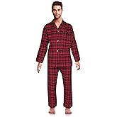 Casual Trends Classical Sleepwear Men’s 100% Cotton Flannel Pajama Set,
