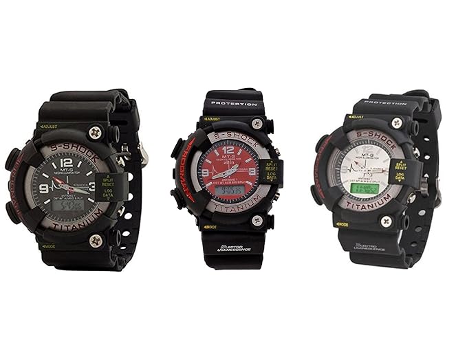 FusineTM Sports Analogue-Digital Multi-Colour Dial Unisex & Kids Watch -ABC-12