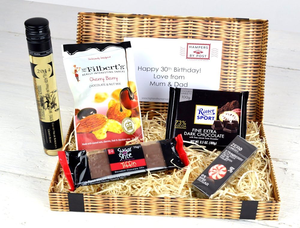 Hampers by Post Wine and Chocolate Hamper Amazon.co.uk Grocery