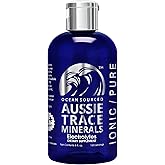 Aussie Trace Minerals - Magnesium Rich, Low Sodium, Complete Electrolyte Drops for Hydration, Energy &amp; Recovery - 8oz / 240ml Liquid Supplement - Vegan, Keto Friendly