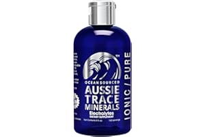 Aussie Trace Minerals – High Magnesium Electrolyte Drops for Hydration, Energy & Recovery – 240ml Liquid Supplement - Vegan, Keto, Fasting Aid