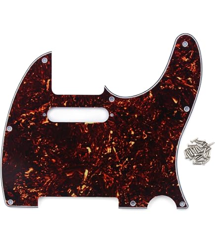 Amazon.com: Musiclily Pro 8-Hole Guitar Tele Pickguard for JPN