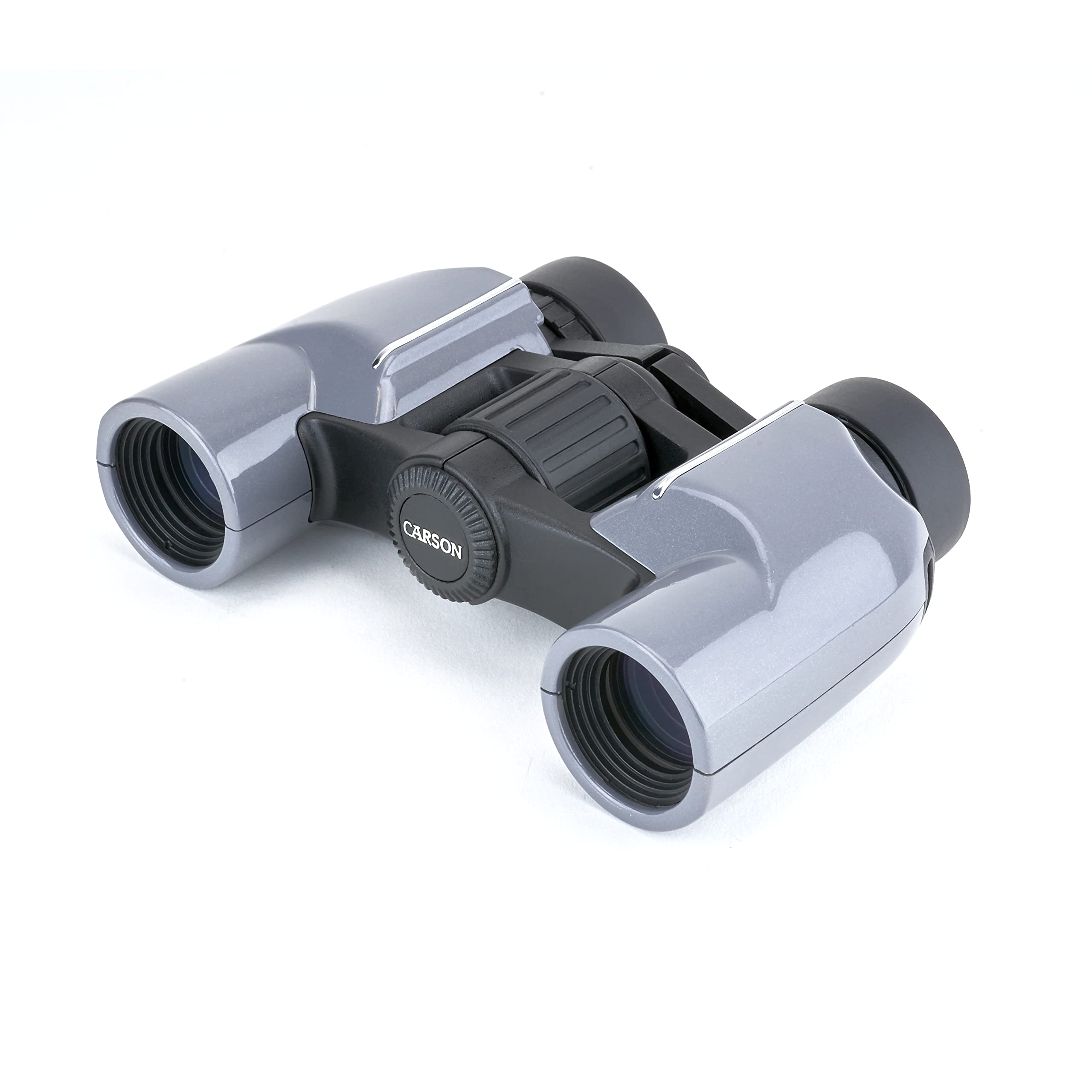 Carson MR-824 8x24 MantaRay Compact Porro Prism Binoculars , Metallic Grey