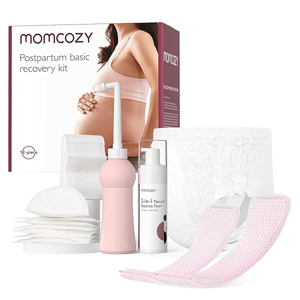 MOMCOZY POSTPARTUM RECOVERY ESSENTIALS KIT, LABOR DELIVERY MOM...