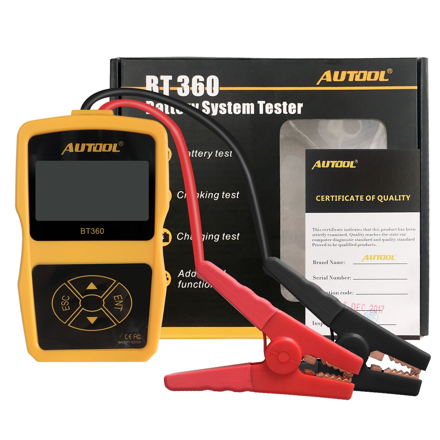 Automotive Boat AUTOOL Car Battery Tester 12V Automative Battery Load