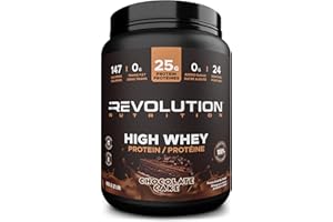 Revolution Nutrition, High Whey, Protein Powder, Whey Isolate, Superior Formula, Gluten Free, Lean Muscle Mass For Men & Wome