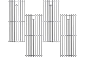 Cozilar 9MM 16517 Grill Grates Replacement for Bull Grill Replacement Parts, BBQ Bull Angus 4 Burner 47628 47629, Steer Premium 69008, Lonestar 87049, Bull Outlaw 26038 26039, Stainless Steel Grids