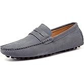 Go Tour Men's Penny Loafers Moccasin Driving Shoes Slip On Flats Boat Shoes