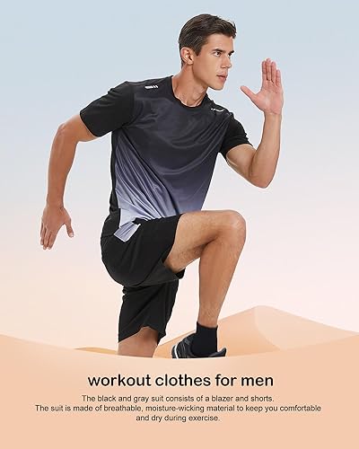 Piece Workout Dress For Mens Five-Piece Sports Set For Men
