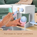 Fisher-Price Wood Ice Cream Shop Set 18-Piece Pretend Play Toy 3+ HXV21 view 5