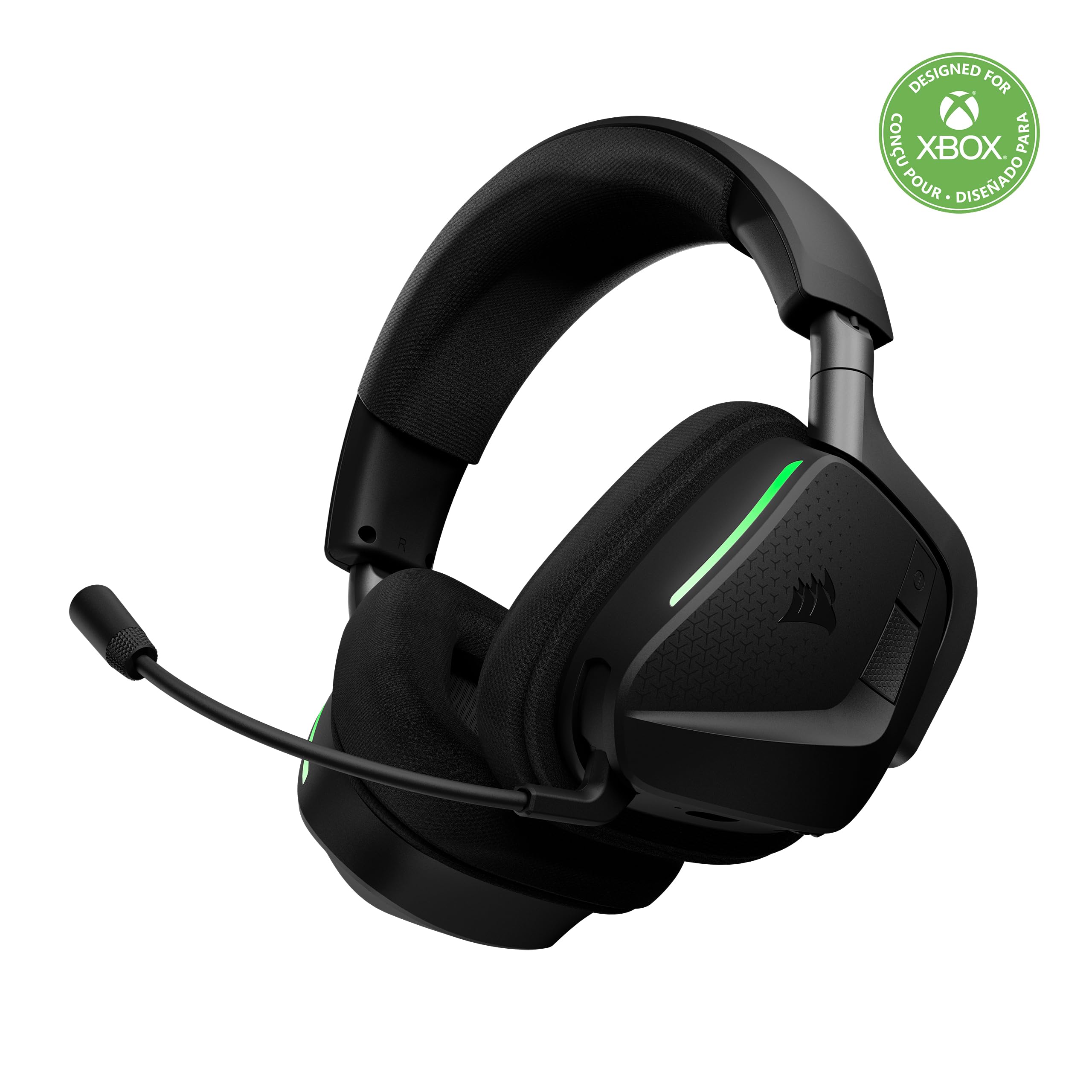 Corsair Void v2 MAX Wireless Multiplatform Gaming Headset for Xbox Series X|S, Xbox One, PC, PS5, PS4, Switch 2, Mobile - Simultaneous 2.4GHz+Bluetooth, 70Hr Battery, Clear Microphone - Carbon