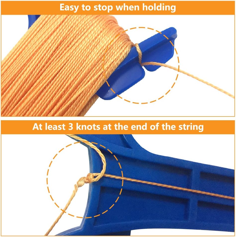 Mint's Colorful Life Kite String Handle- 300ft Line for Each Spool (3 Pack): Toys & Games