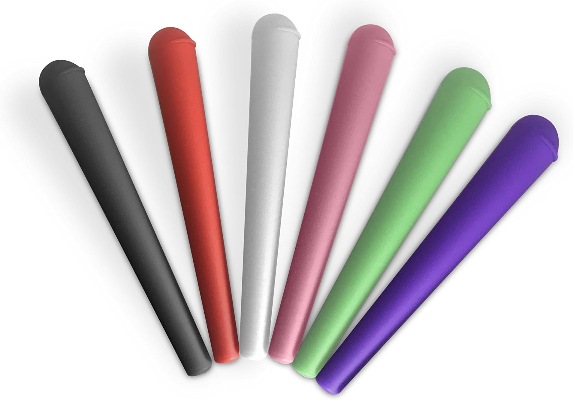 Set of 6 joint sleeves, colourful odour-proof, cone box tube, king size sleeve.