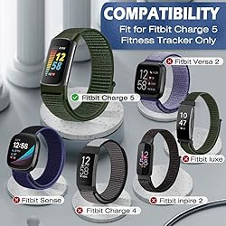 AVOD Nylon Watch Bands Compatible with Fitbit