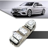 BINB ROAD Power Window Switch Front Left Driver Side Compatible with Mercedes-Benz AMG E200 E250 E300 E400 E500 E550 | E43 W213 2017 - Beige (Replaces 2139054803)