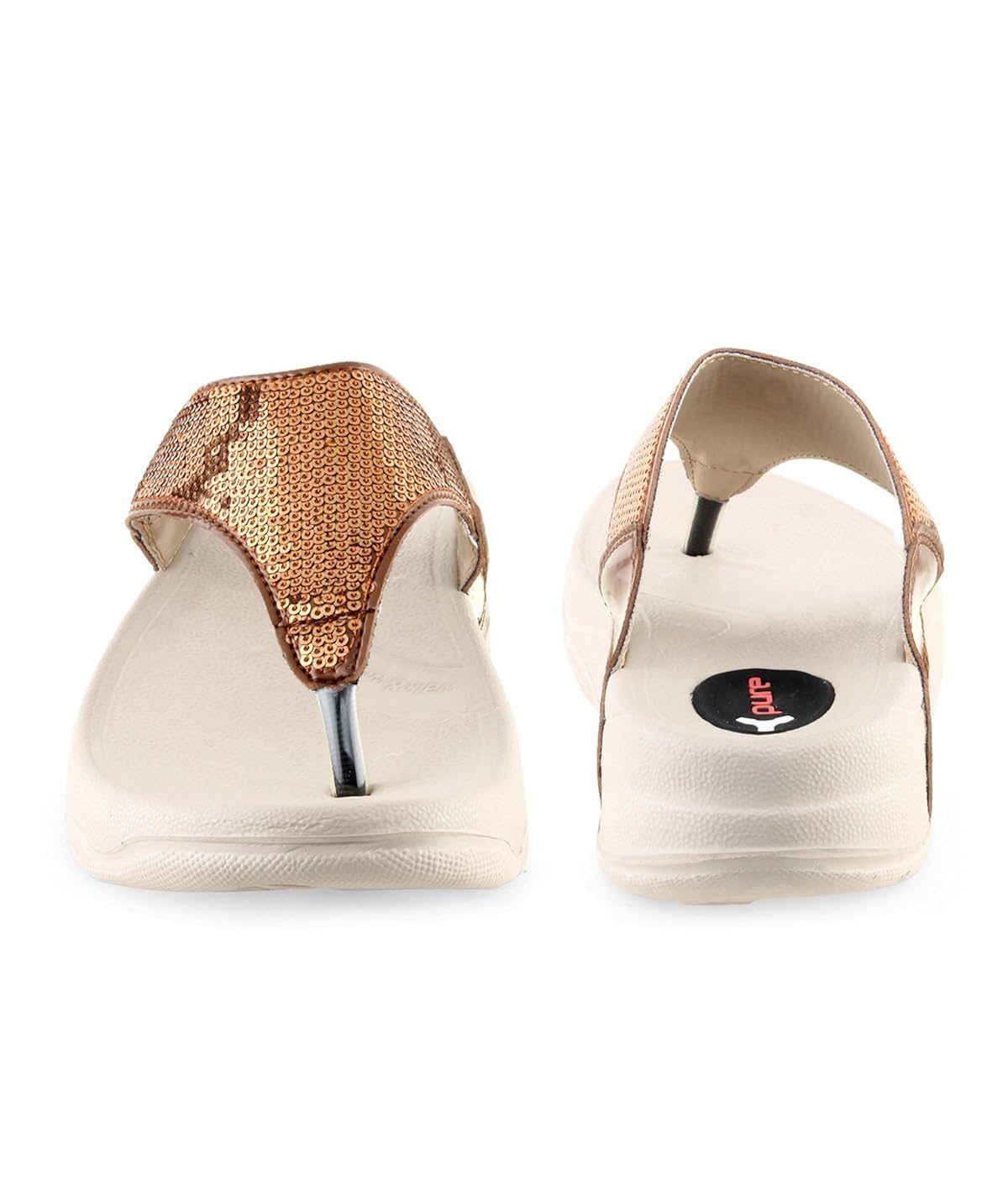 pure women's synthetic flip flop