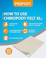 PROFOOT Chiropody Felt Self Adhesive Padding view 4