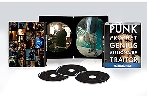 The Social Network (4K Ultra HD + Blu-ray + Digital SteelBook) - 4K + Blu-ray + Digital [4K UHD]