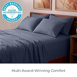 Mellanni Iconic California King Sheet Set - 6-Piece
